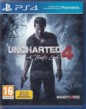 Uncharted 4 - A Thiefs End - PS4 (B Grade) (Genbrug)